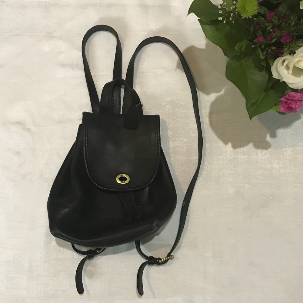 Vintage coach backpack purse